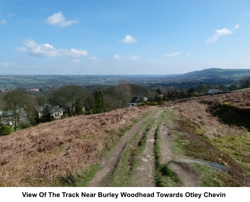 View of track near Burley Woodhead