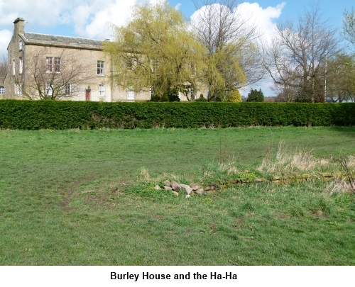 Burley House and ha-ha