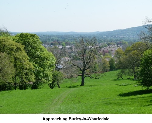 Approaching Burley-in-Wharfedale