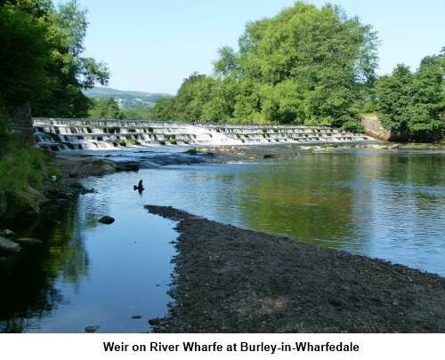 Burley-in-Wharfedale weir