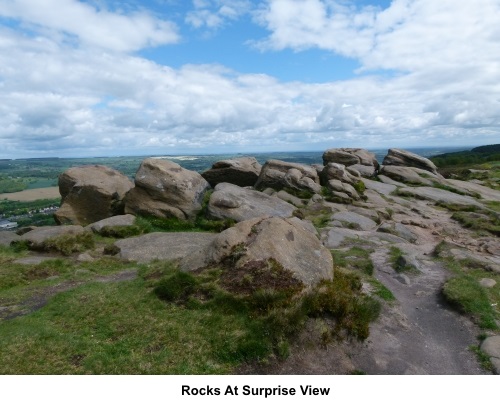 Rocks at Otley Chevin, Surprise View