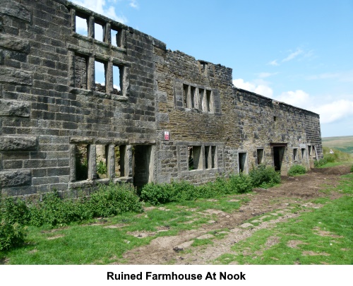 Ruined farmhoiuse at Nook.