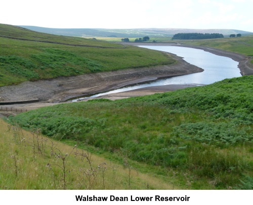 Walshaw Dene Lower Reservoir.