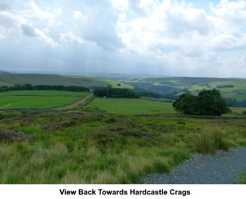 View back towards Hardcastle Crags.