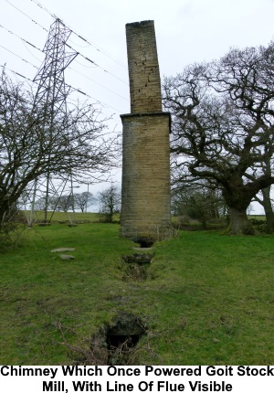 Goit Stock mill chimney.