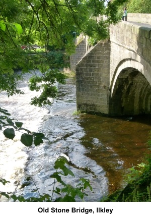 Old stone bridge, Ilkley