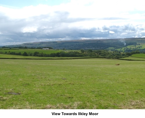 View towards Ilkley Moor