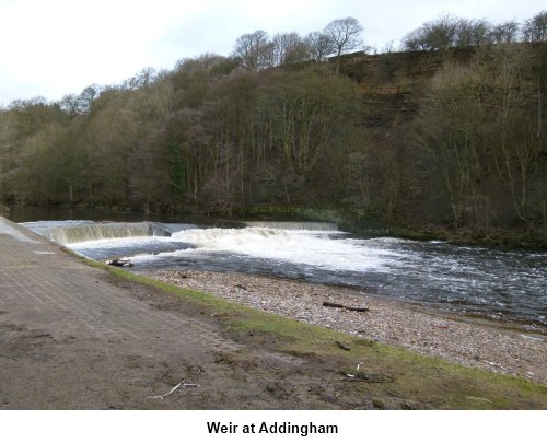 Weir at Addingham
