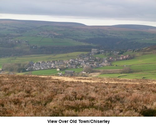 View over Old Town and Chiserley