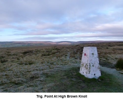 Trig. point at High Brown Knoll