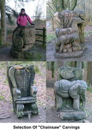 Selection of Chainsaw sculptures