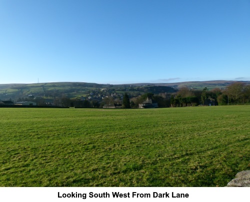 A view west from Dark Lane, Oxenhope.