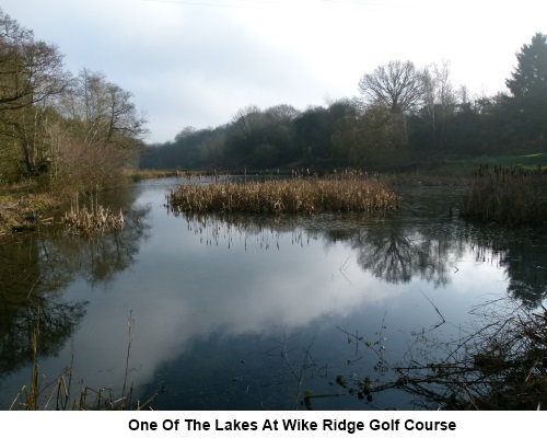A lake at Wike Ridge golf course