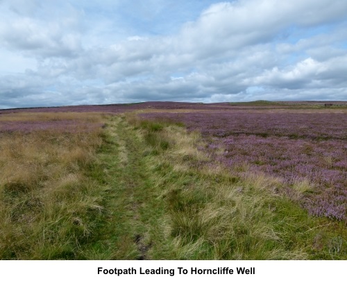 Footpath leading to Horncliffe Well