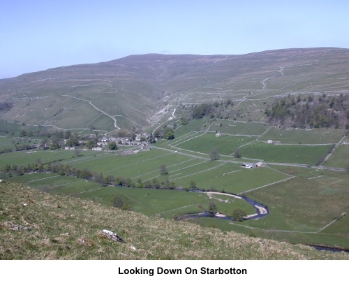 Looking down on Starbotton