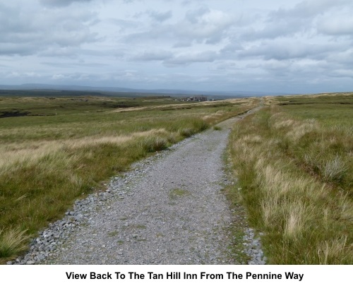 View to the Tan Hill Inn from the Pennine Way