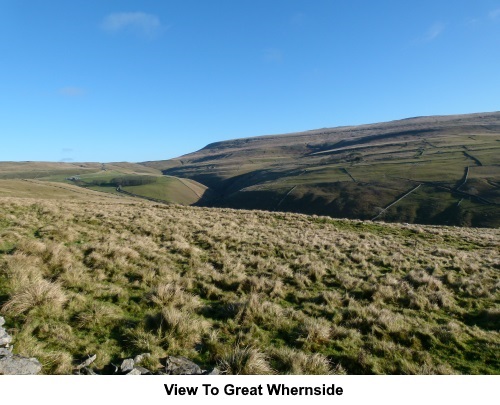 A view to Great Whernside.