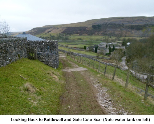 Looking back to Kettlewell and Gate Cote Scar