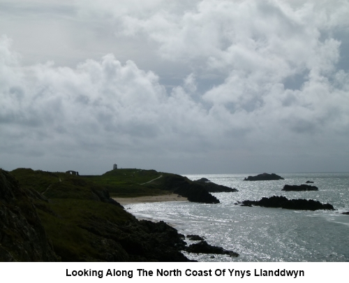 Ynys Llanddwyn's north coast