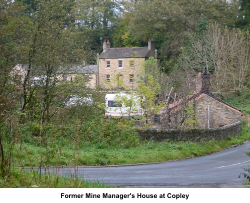 Former mine manager's house at Copley