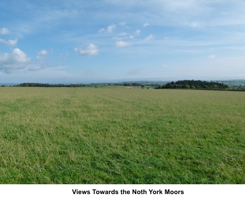 Views towards the North York Moors