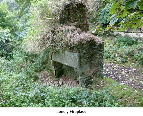 A lonely fireplace