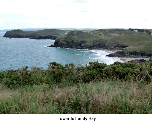 View to Lundy Bay