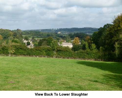 View back to Lower Slaughter.