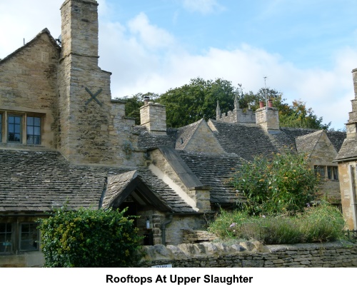 Rooftops at Upper Slaughter.
