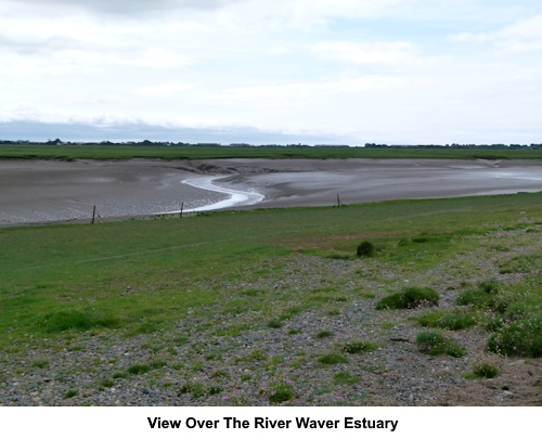 A view over the River Waver Estuary.