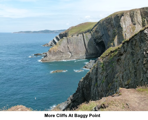 More cliffs at Baggy Point.