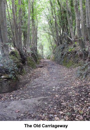 The old carriageway.