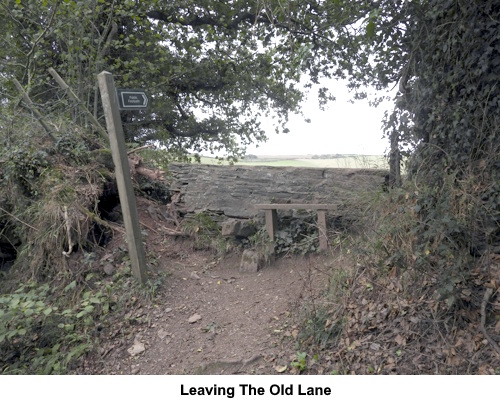 Leaving the old lane.