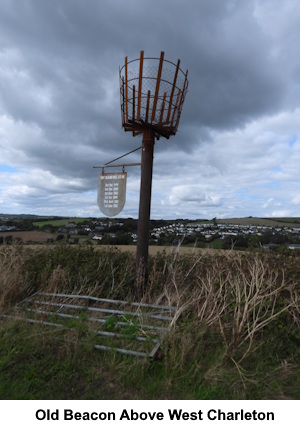 The old becon above West Charleton.
