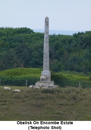 Obelisk on the Encombe Estate