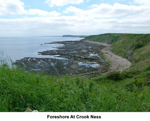 The foreshore at Crook Ness.