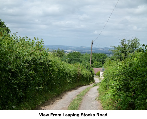 View from Leaping Stocks Road.