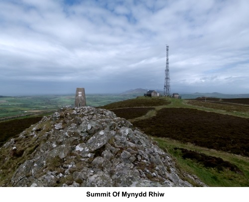 Mynydd Rhiw summit, Lleyn Peninsula