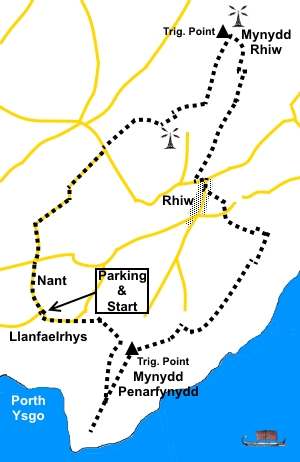 LLeyn Peninsula walk to Mynydd Rhiw