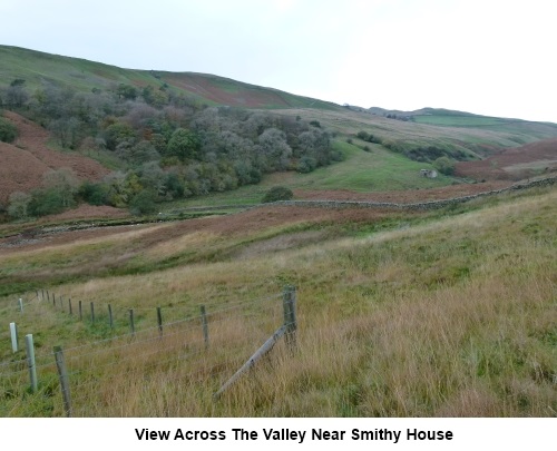 View across the valley near Smithy House