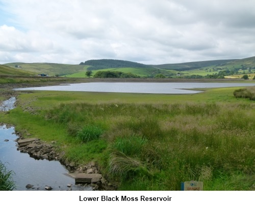 Lower Black Moss reservoir
