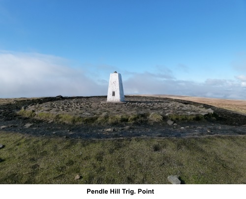 Pendle Hill trig. Point