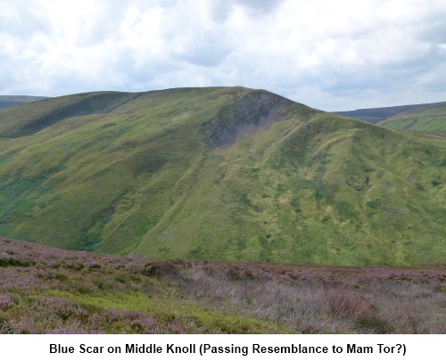 Blue Scar on Middle Knoll