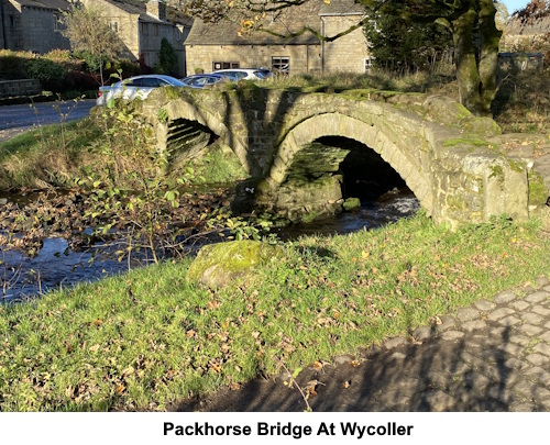 The packhorse bridge at Wycoller.