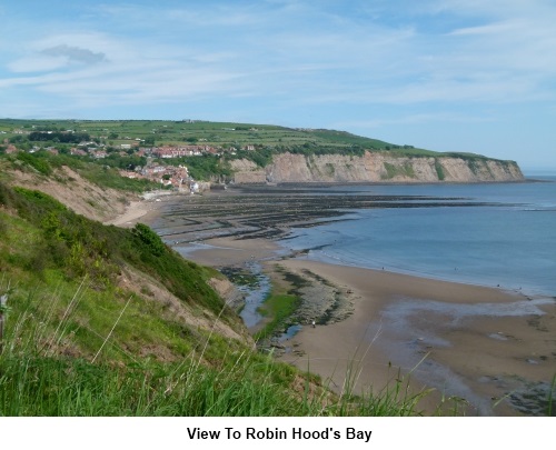 A  view to Robin Hood's Bay.