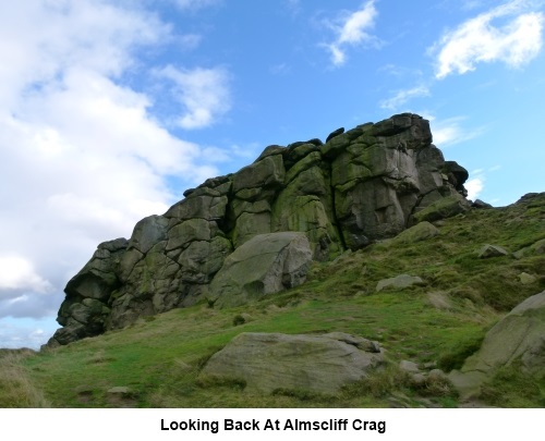 Looking back at Almscliff Crag