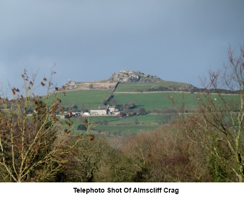 Telephoto picture of Almscliff Crag