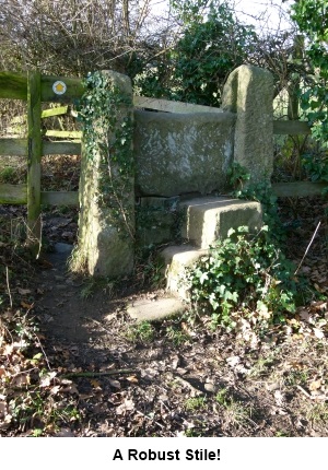 A robust stone stile