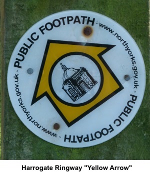 Harrogate Ringway direction marker