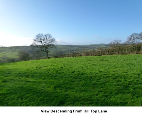 View descending from Hill Top Lane